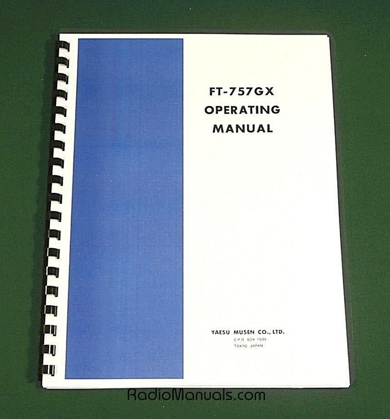 Yaesu FT-757GX Instruction Manual